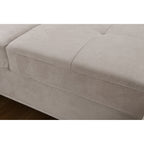 Canapé d'angle surdimensionné Roomfitters 122 avec méridienne et rangement, canapé contemporain en forme de U 7 places