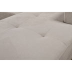 Canapé d'angle surdimensionné Roomfitters 122 avec méridienne et rangement, canapé contemporain en forme de U 7 places