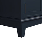 Meuble TV rustique de 183 cm (72 pouces) avec étagères réglables et rangement caché - 183 cm de largeur