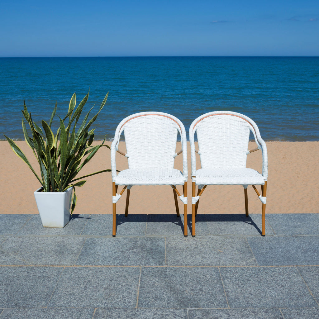 Fauteuil Doreth de SAFAVIEH (lot de 2) - 23 cm (L) x 36 cm (P) x 25 cm (H)