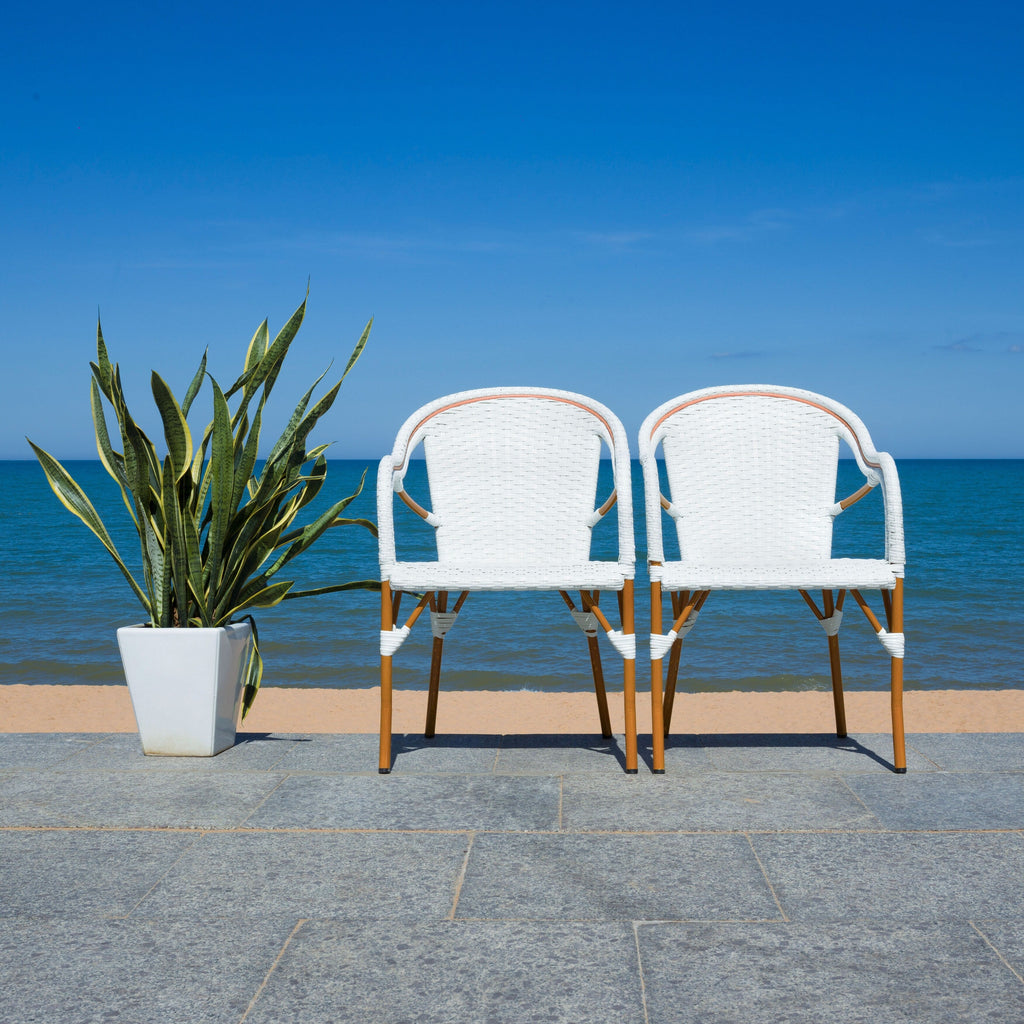 Fauteuil Doreth de SAFAVIEH (lot de 2) - 23 cm (L) x 36 cm (P) x 25 cm (H)