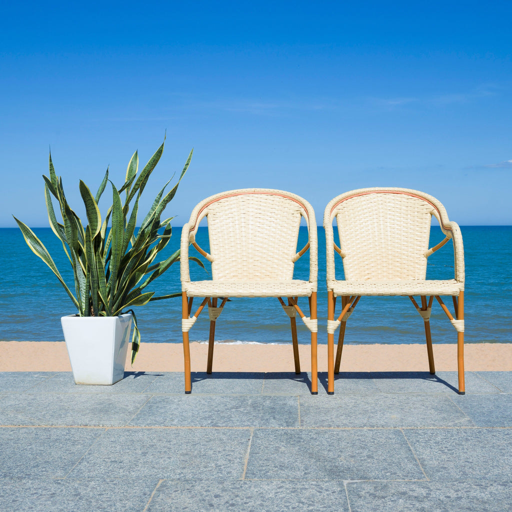 Fauteuil Doreth de SAFAVIEH (lot de 2) - 23 cm (L) x 36 cm (P) x 25 cm (H)