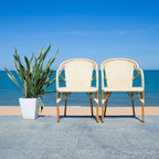 Fauteuil Doreth de SAFAVIEH (lot de 2) - 23 cm (L) x 36 cm (P) x 25 cm (H)