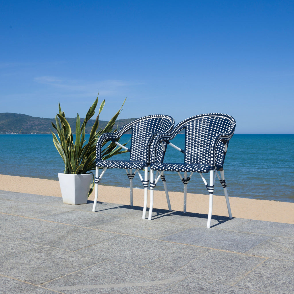 Fauteuil Doreth de SAFAVIEH (lot de 2) - 23 cm (L) x 36 cm (P) x 25 cm (H)