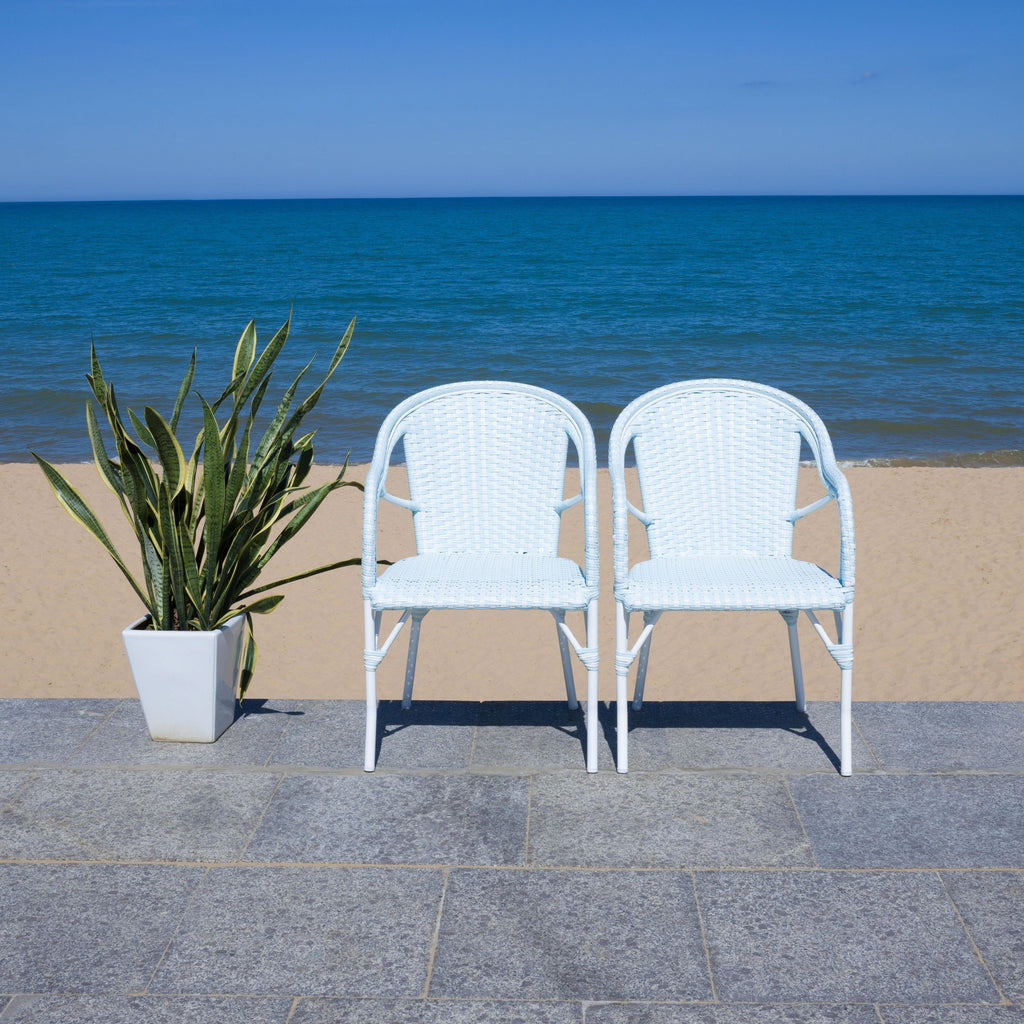 Fauteuil Doreth de SAFAVIEH (lot de 2) - 23 cm (L) x 36 cm (P) x 25 cm (H)