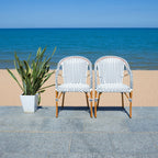 Fauteuil Doreth de SAFAVIEH (lot de 2) - 23 cm (L) x 36 cm (P) x 25 cm (H)