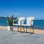 Fauteuil Doreth de SAFAVIEH (lot de 2) - 23 cm (L) x 36 cm (P) x 25 cm (H)