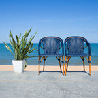 Fauteuil Doreth de SAFAVIEH (lot de 2) - 23 cm (L) x 36 cm (P) x 25 cm (H)