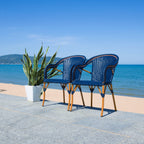 Fauteuil Doreth de SAFAVIEH (lot de 2) - 23 cm (L) x 36 cm (P) x 25 cm (H)