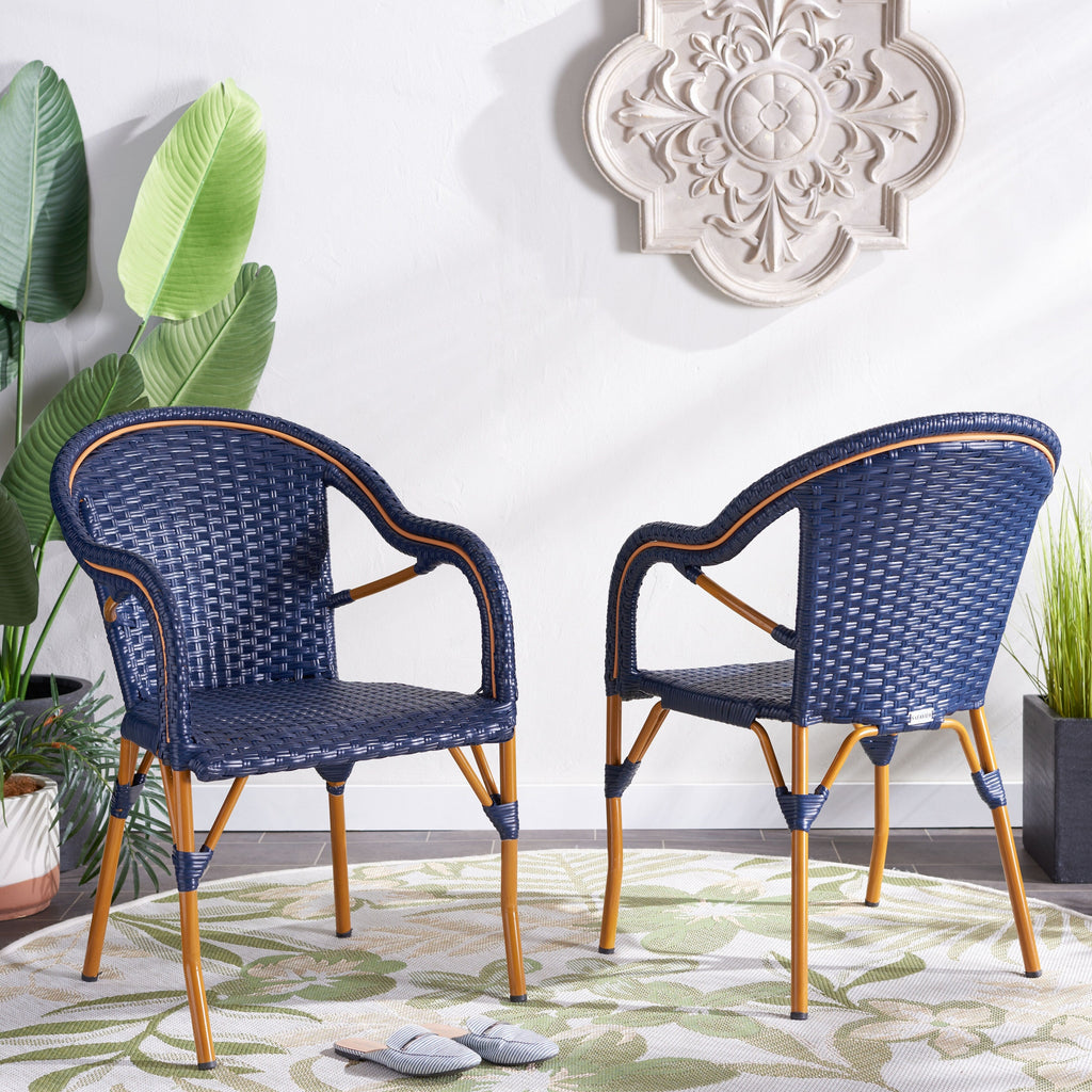 Fauteuil Doreth de SAFAVIEH (lot de 2) - 23 cm (L) x 36 cm (P) x 25 cm (H)