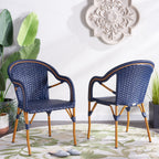 Fauteuil Doreth de SAFAVIEH (lot de 2) - 23 cm (L) x 36 cm (P) x 25 cm (H)