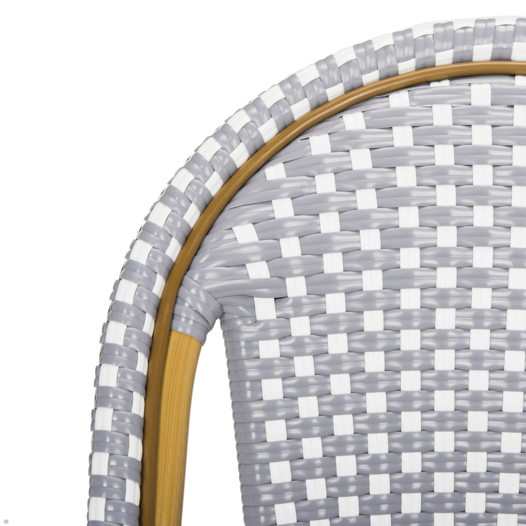 Chaises de salle à manger empilables SAFAVIEH Marolyn (lot de 2) - 45,7 cm (L) x 55,9 cm (P) x 88,9 cm (H)