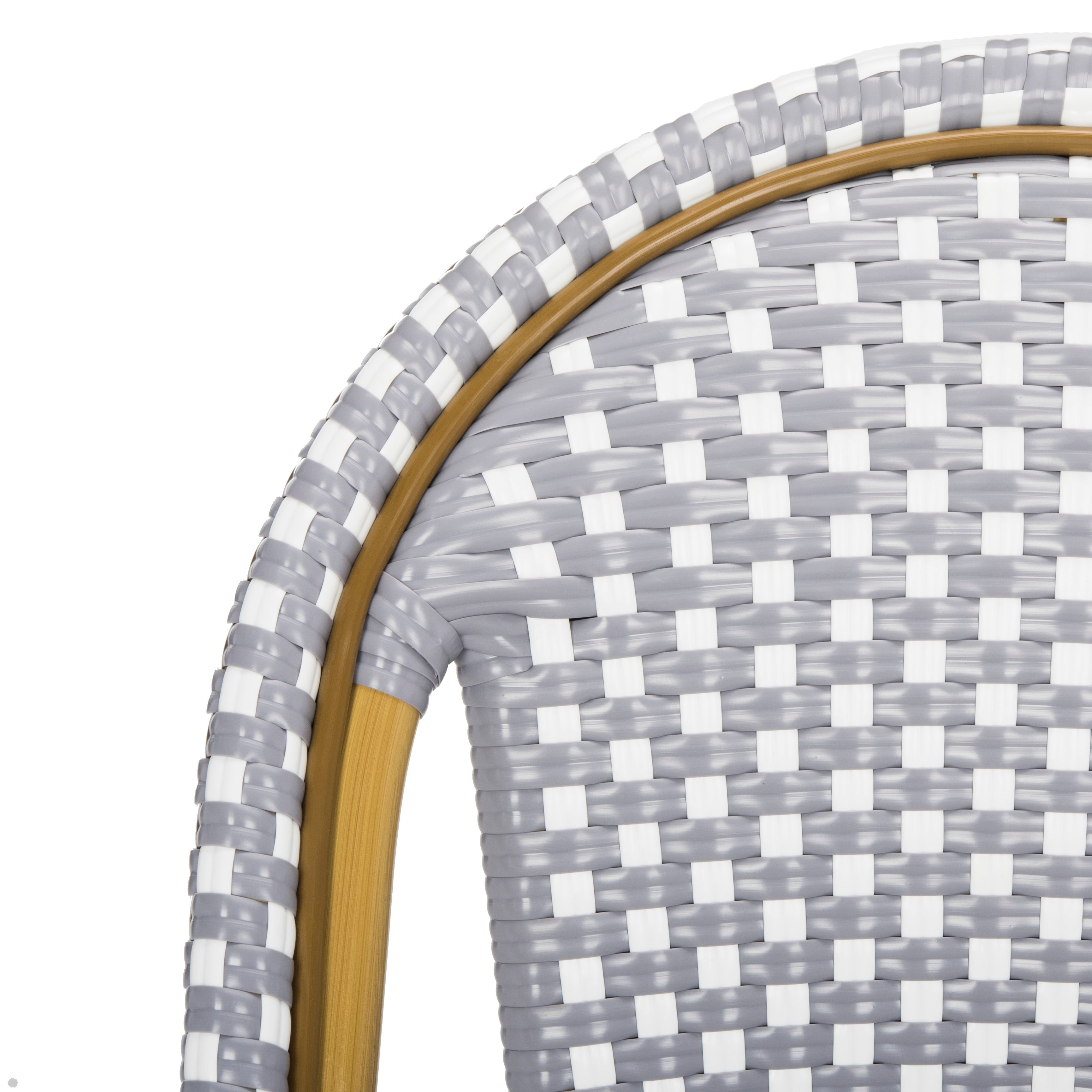 Chaises de salle à manger empilables SAFAVIEH Marolyn (lot de 2) - 45,7 cm (L) x 55,9 cm (P) x 88,9 cm (H)