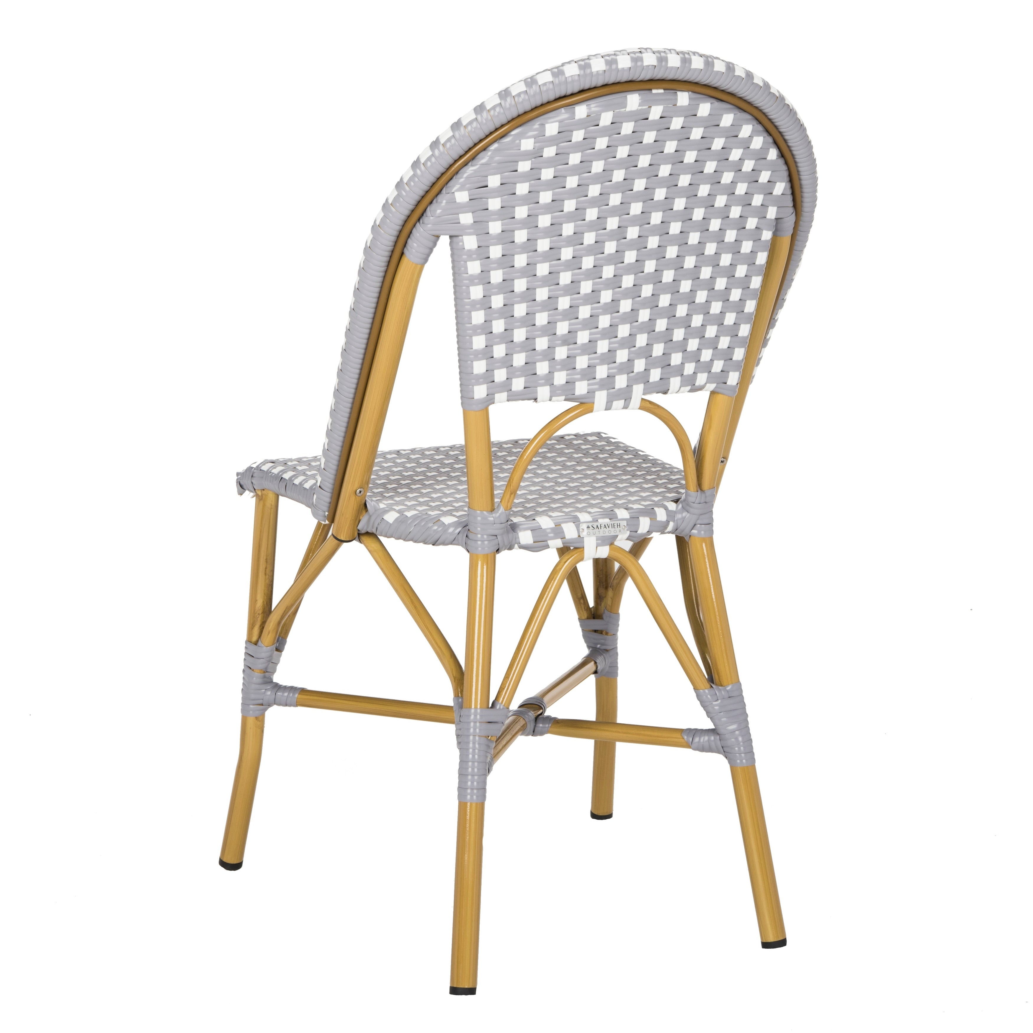 Chaises de salle à manger empilables SAFAVIEH Marolyn (lot de 2) - 45,7 cm (L) x 55,9 cm (P) x 88,9 cm (H)