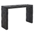 Table console en rotin SAFAVIEH Mindel - 51L x 14P x 32H (mesures en pouces)