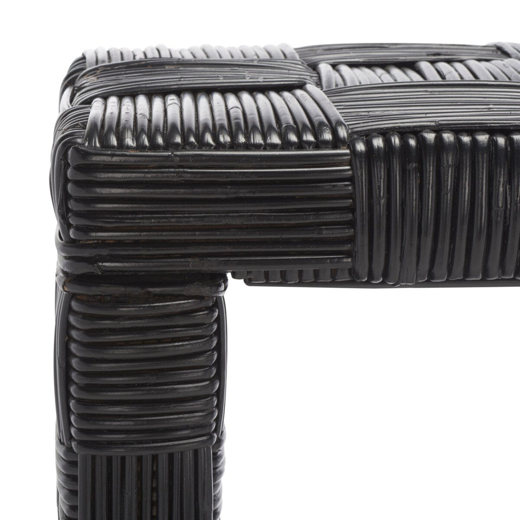 Table console en rotin SAFAVIEH Mindel - 51L x 14P x 32H (mesures en pouces)