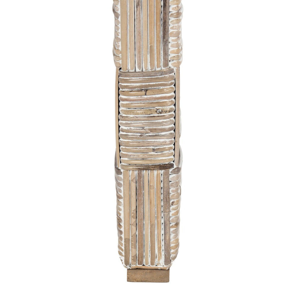 Table console en rotin SAFAVIEH Mindel - 51L x 14P x 32H (mesures en pouces)