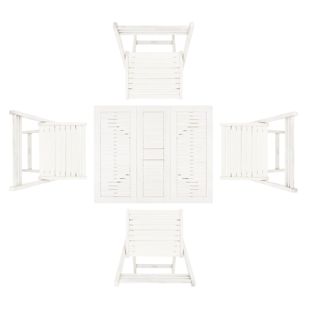 Ensemble de salle à manger d'extérieur SAFAVIEH Brandy 5 pièces - 43 po L x 35 po P x 29 po H