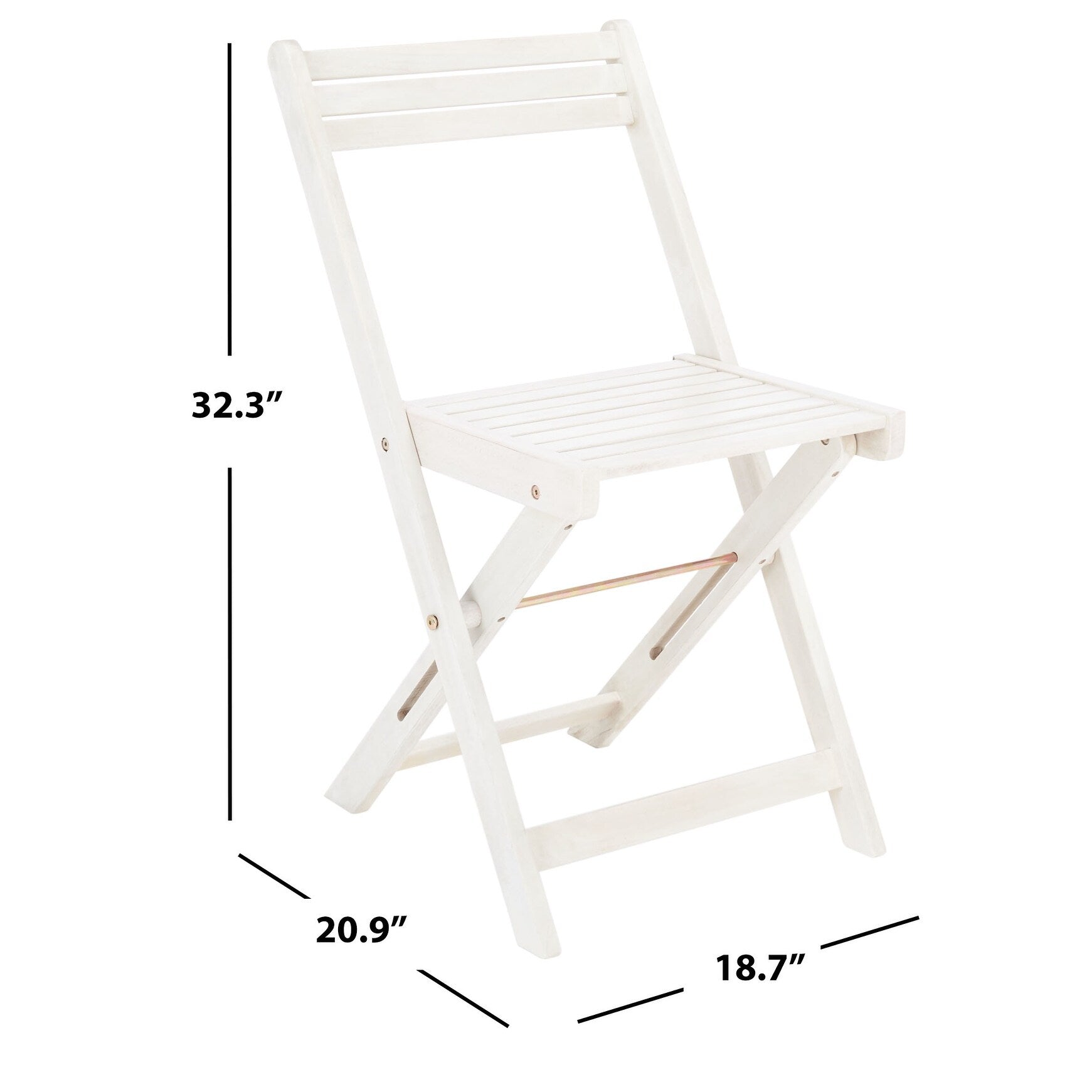 Ensemble de salle à manger d'extérieur SAFAVIEH Brandy 5 pièces - 43 po L x 35 po P x 29 po H