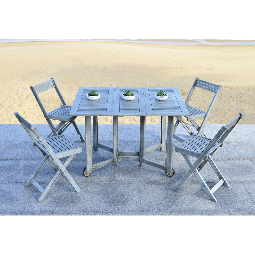 Ensemble de salle à manger d'extérieur SAFAVIEH Brandy 5 pièces - 43 po L x 35 po P x 29 po H