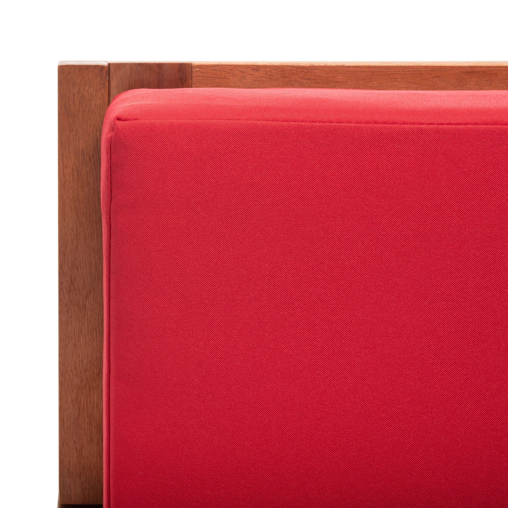 Chaise à bascule d'extérieur Makaila de SAFAVIEH avec coussin - 66L x 79P x 97H (cm)