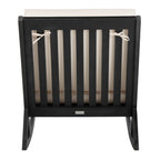 Chaise à bascule d'extérieur Makaila de SAFAVIEH avec coussin - 66L x 79P x 97H (cm)