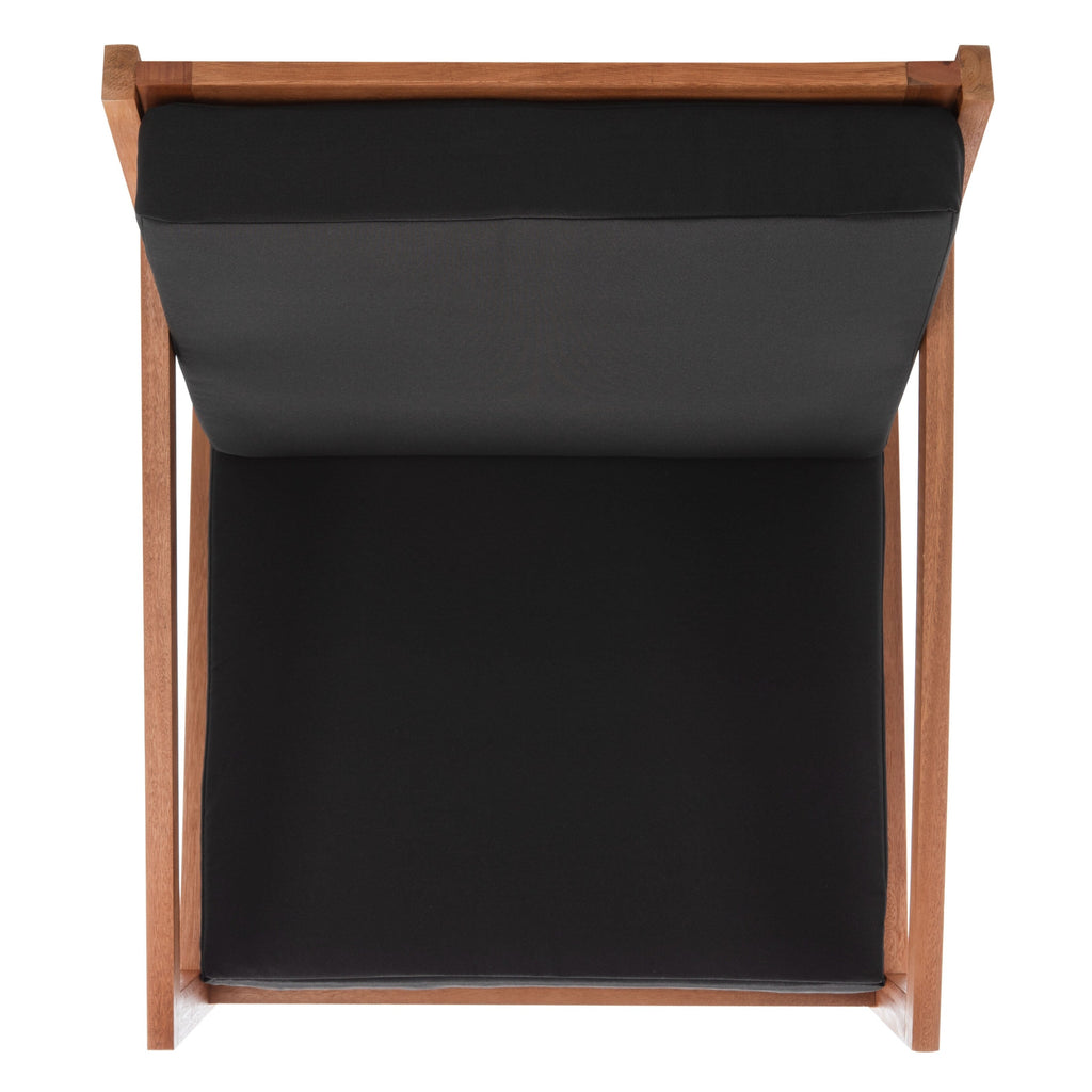 Chaise à bascule d'extérieur Makaila de SAFAVIEH avec coussin - 66L x 79P x 97H (cm)