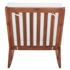 Chaise à bascule d'extérieur Makaila de SAFAVIEH avec coussin - 66L x 79P x 97H (cm)