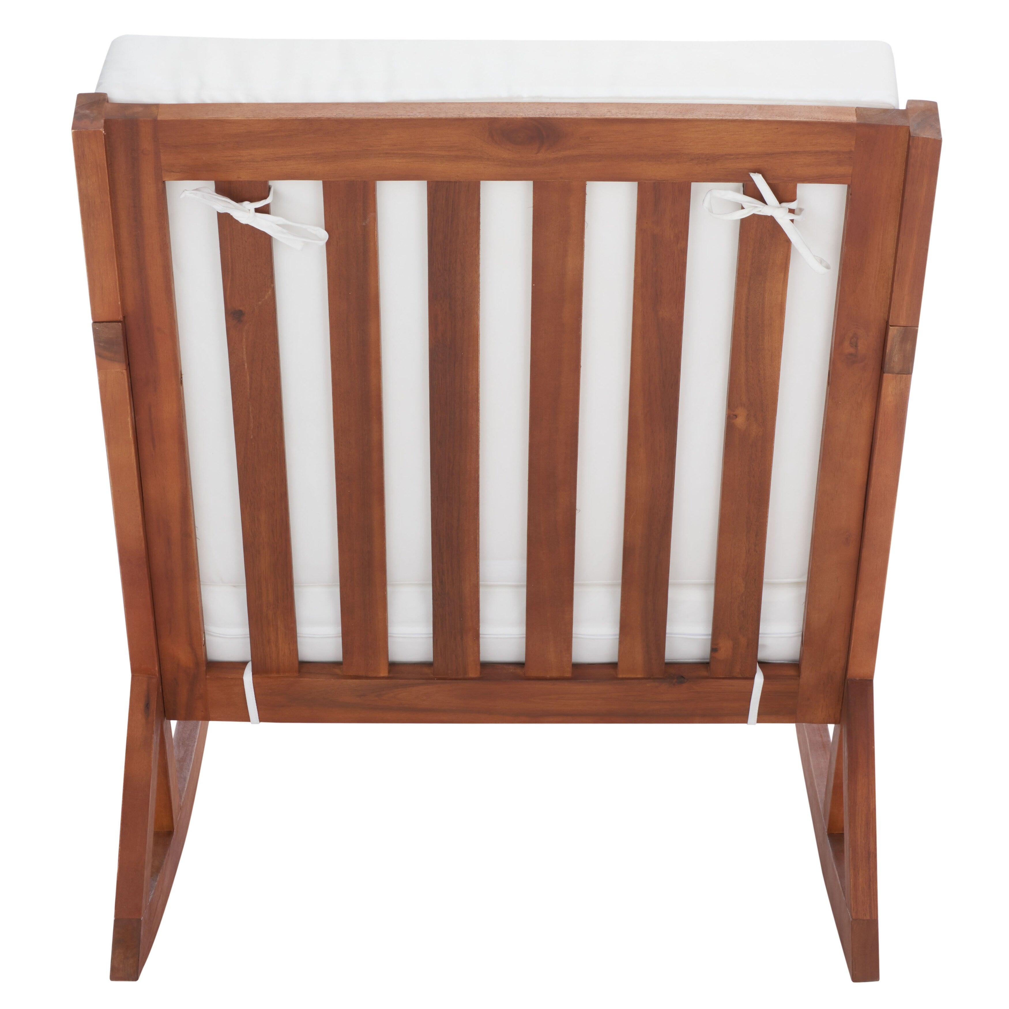 Chaise à bascule d'extérieur Makaila de SAFAVIEH avec coussin - 66L x 79P x 97H (cm)