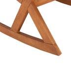 Chaise à bascule d'extérieur Makaila de SAFAVIEH avec coussin - 66L x 79P x 97H (cm)