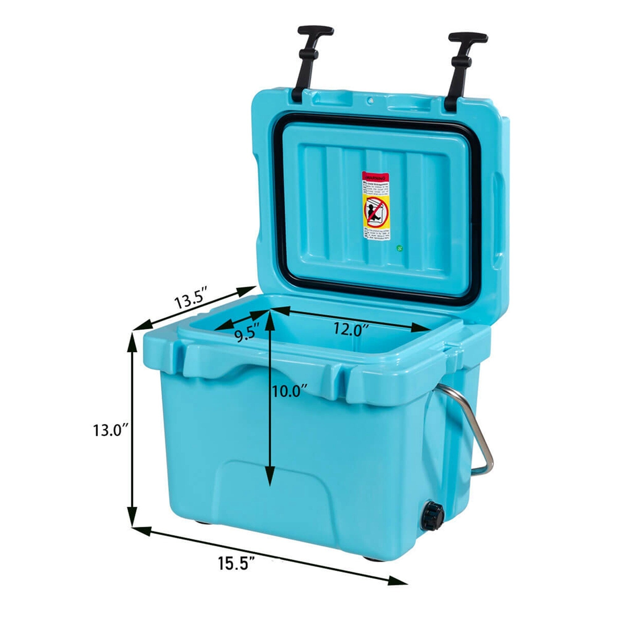 SKTAKOL Glacière isotherme portable 16 quarts, étanche, 24 boîtes de glace - Voir les détails