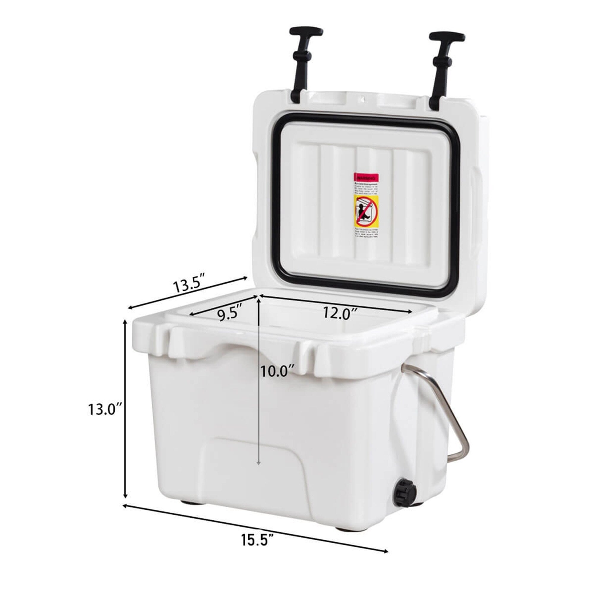SKTAKOL Glacière isotherme portable 16 quarts, étanche, 24 boîtes de glace - Voir les détails
