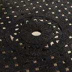 Ensemble de salle à manger d'extérieur 7 pièces Sanibel en aluminium bronze avec table ovale de 72 pouces et six fauteuils par Homestyles