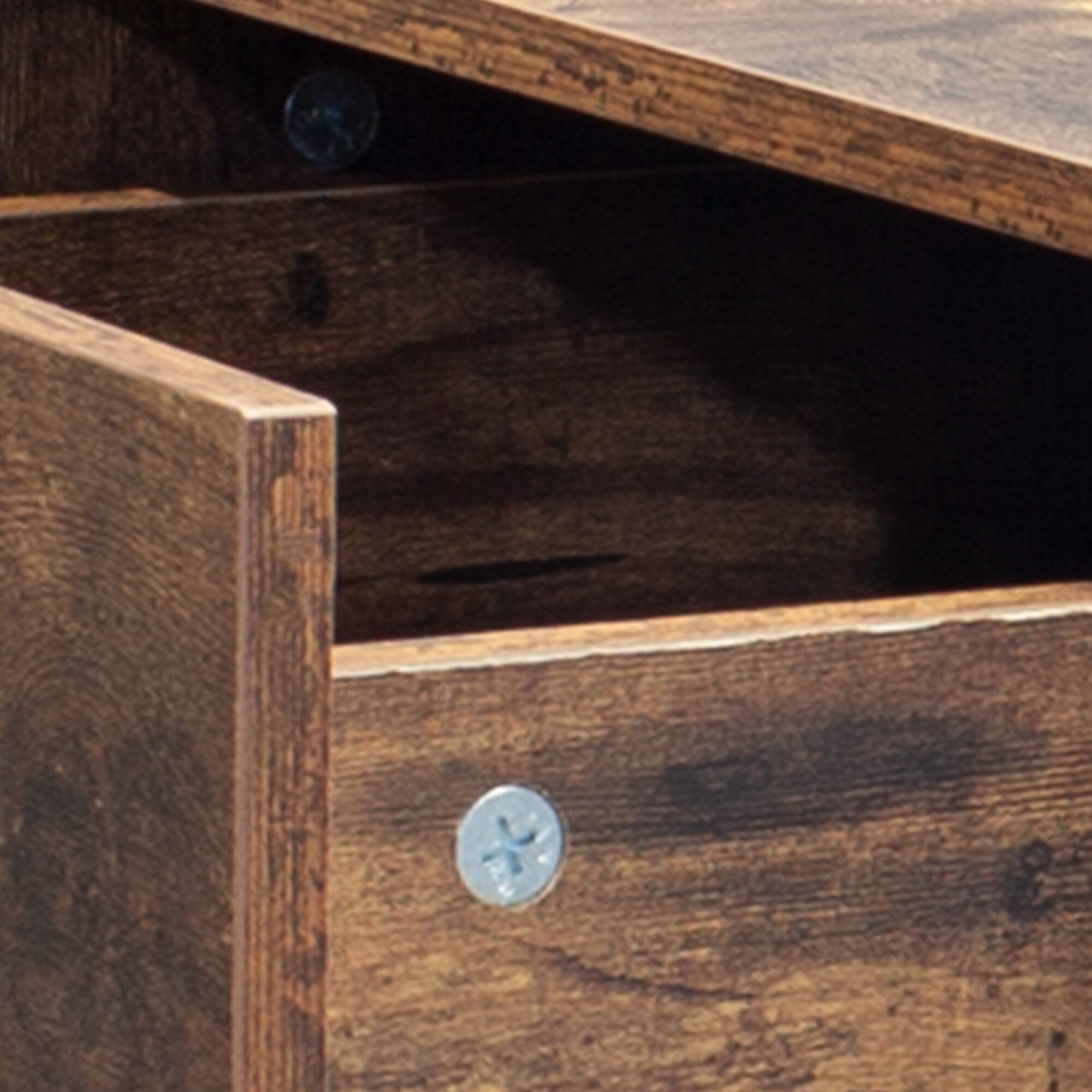 Table de chevet de style industriel (lot de 2)