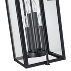 Applique murale extérieure noire Brits