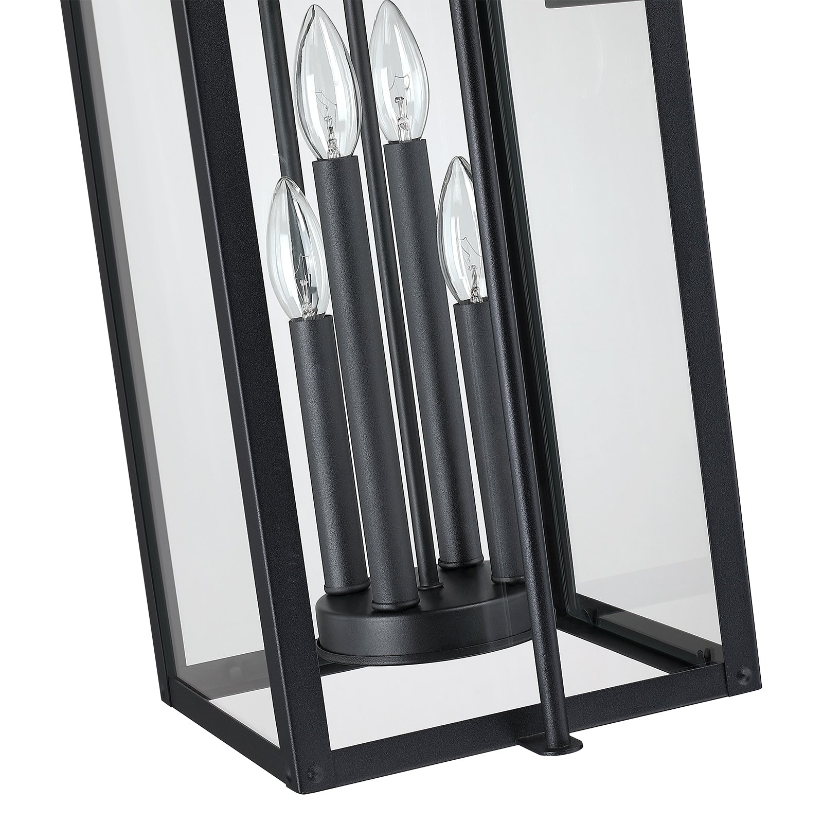 Applique murale extérieure noire Brits