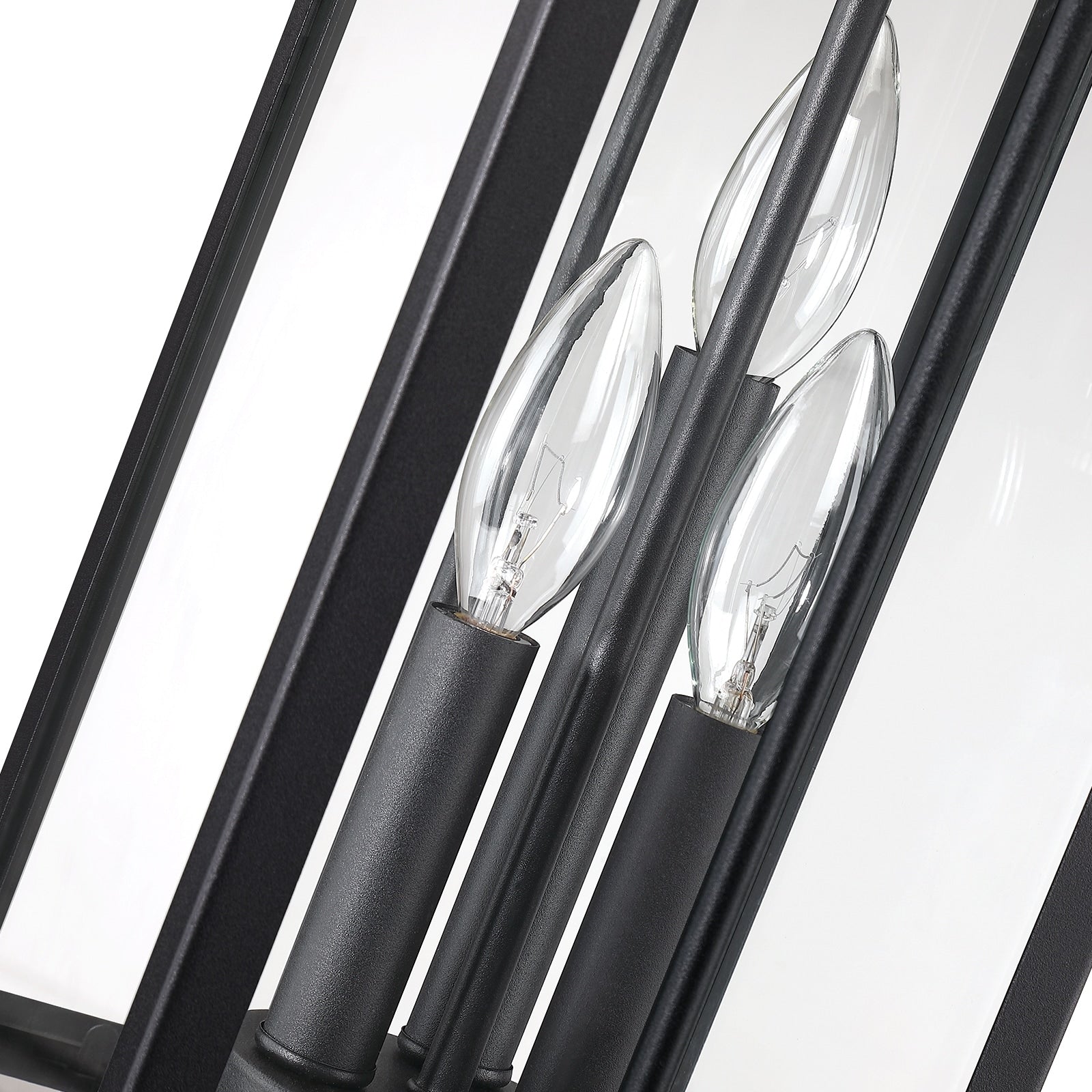 Applique murale extérieure noire Brits