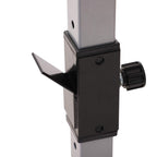 Soozier Support de Squat/Banc de Poussée de Barre à Hauteur Réglable en Acier, 2 pièces - N/A