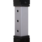 Soozier Support de Squat/Banc de Poussée de Barre à Hauteur Réglable en Acier, 2 pièces - N/A