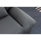 Fauteuil inclinable électrique pivotant avec haut-parleurs Bluetooth, support pour téléphone, ports de chargement USB et Type-C, rangement dissimulé dans l'accoudoir