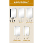 TEHOME Garnes Armoire à pharmacie encastrée ou à montage en saillie avec cadre et étagères réglables