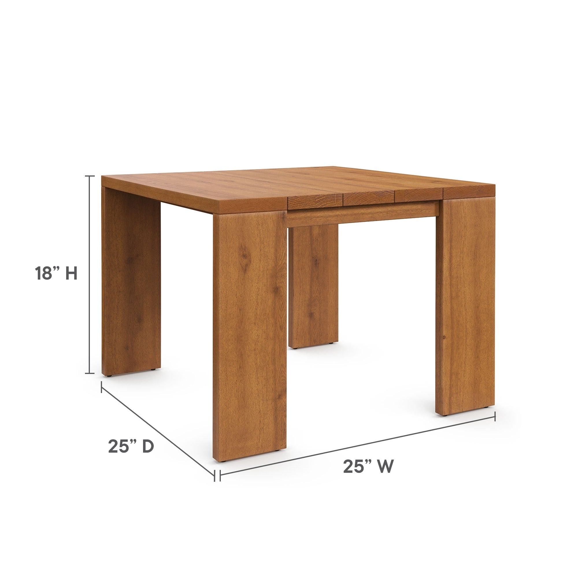 Ensemble de mobilier de jardin 5 pièces en bois d'acacia Tahoe
