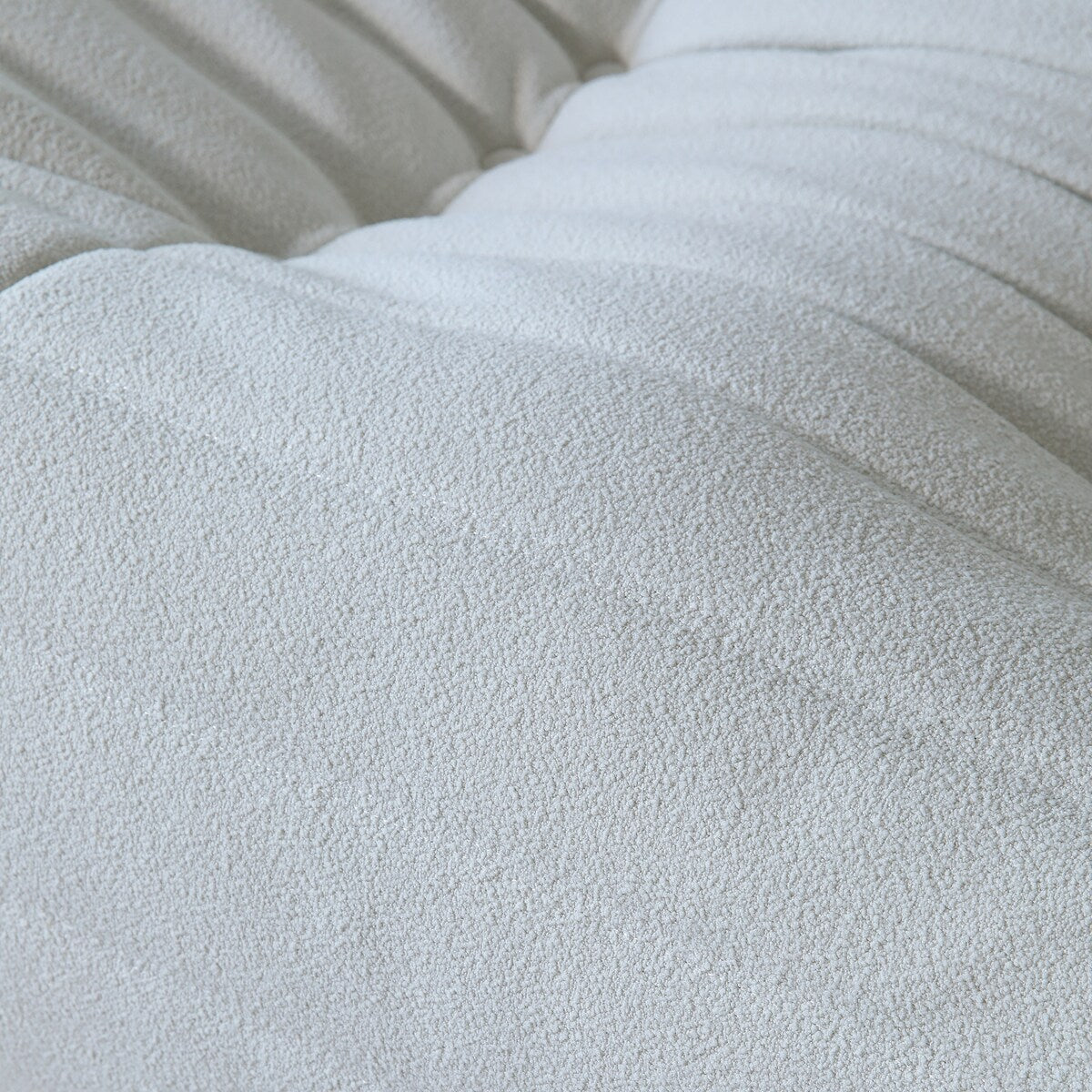 Ensembles de canapés poufs en velours Teddy