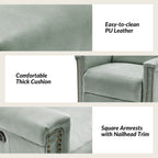 Ensemble de 2 fauteuils inclinables électriques pivotants et à bascule Tobias de style traditionnel par HULALA HOME