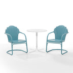 Ensemble bistro d'extérieur Crosley Tulip 3 pièces - 98 cm (L) x 29 cm (P) x 32,88 cm (H)