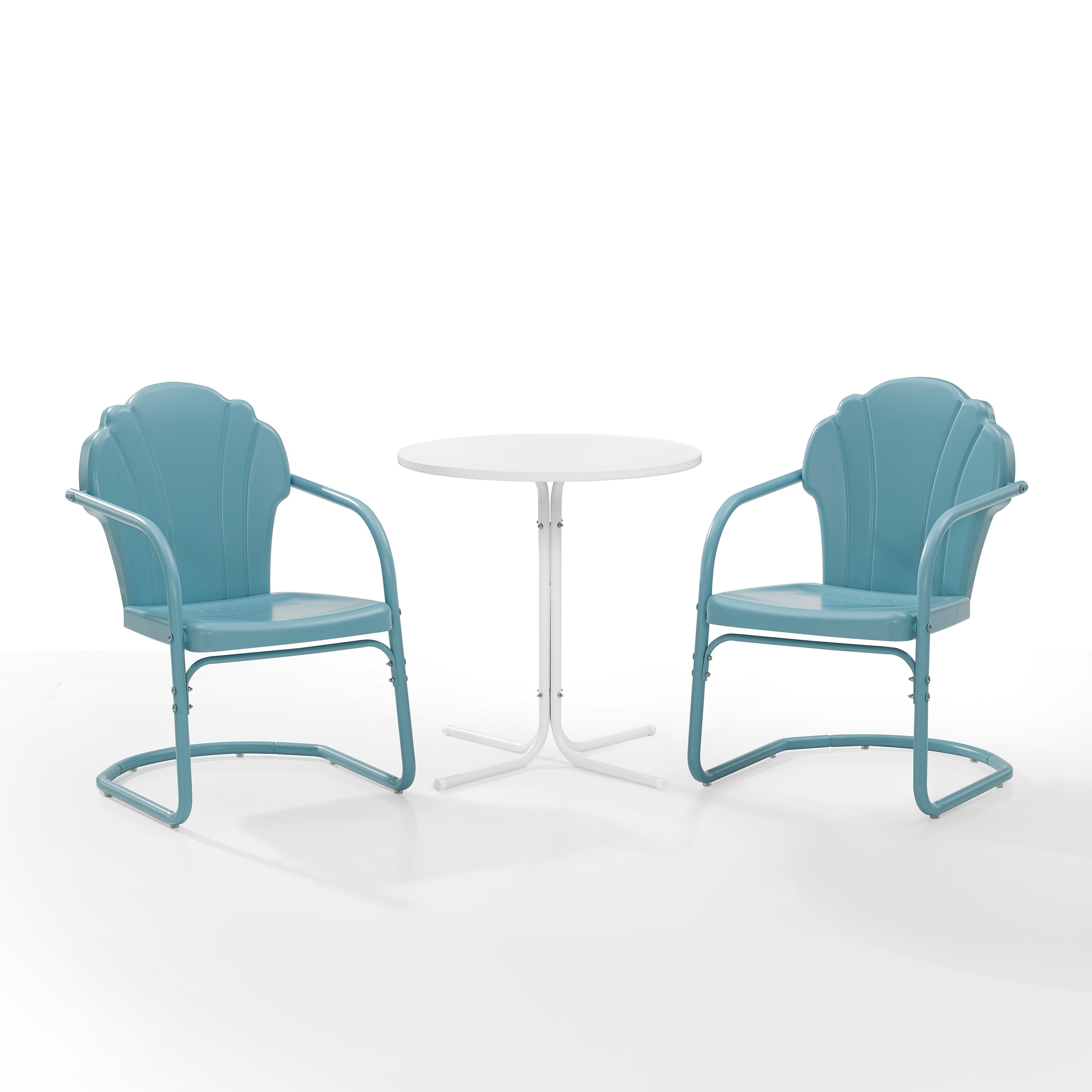 Ensemble bistro d'extérieur Crosley Tulip 3 pièces - 98 cm (L) x 29 cm (P) x 32,88 cm (H)