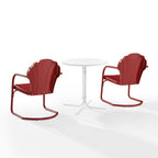 Ensemble bistro d'extérieur Crosley Tulip 3 pièces - 98 cm (L) x 29 cm (P) x 32,88 cm (H)