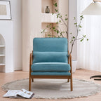 Fauteuil d'appoint capitonné de style moderne du milieu du siècle