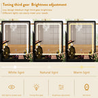 Coiffeuse avec miroir et lampe, table de maquillage et de coiffure avec tabouret.