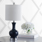 Lampe de table LED Vermont 22 en verre et métal, blanche (lot de 2) par JONATHAN Y